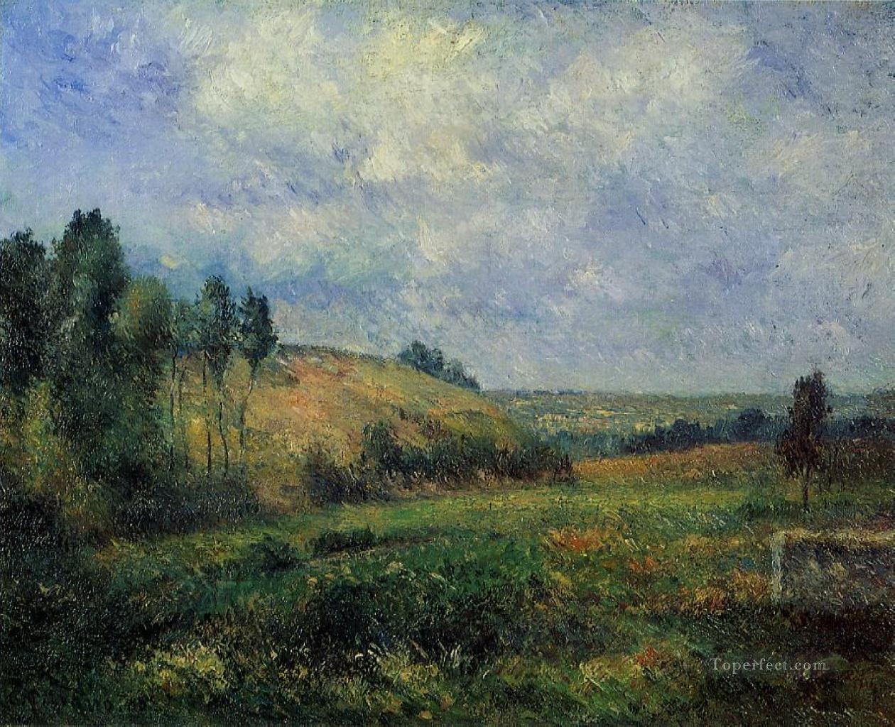 landscape near pontoise 1880 Camille Pissarro Oil Paintings